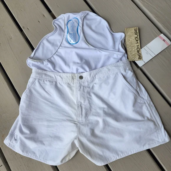 NWT sz 10 swim shorts White - Picture 12 of 13